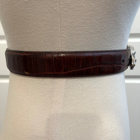 Brighton Brown Leather Horse Belt, size S main image 5